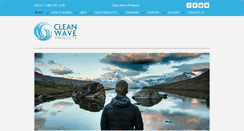Desktop Screenshot of cleanwaveproducts.com